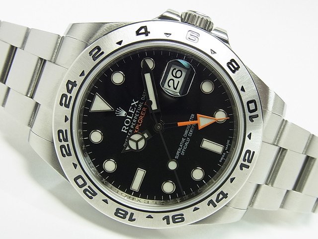 ロレックス エクスプローラーII Ref.216570 黒 正規品 - 腕時計専門店 ...
