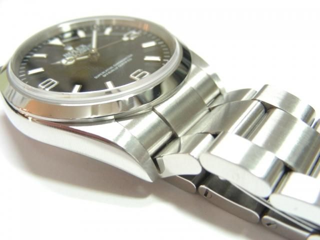 ロレックス エクスプローラーI 114270 Z番・ルーレット無し - 腕時計