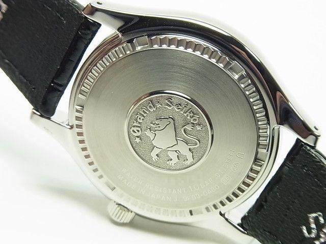 グランドセイコー 9Fクォーツ ホワイト文字盤 革 SBGT019