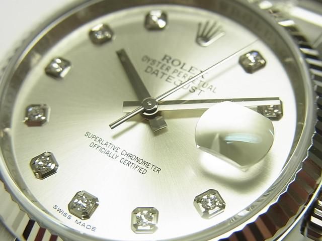 美品！ロレックス　デイトジャスト　ss/wg 10pダイヤ　シルバー IMG_6601-scaled.jpg