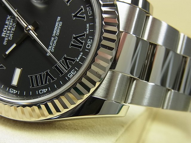 ロレックス デイトジャストII ブラックローマ 116334 正規品 - 腕時計 ...
