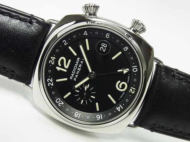 【メーカー直送】 パネライ 腕時計 - 正規品 G番 PAM00184 42MM ラジオミール・GMT ラジオミール