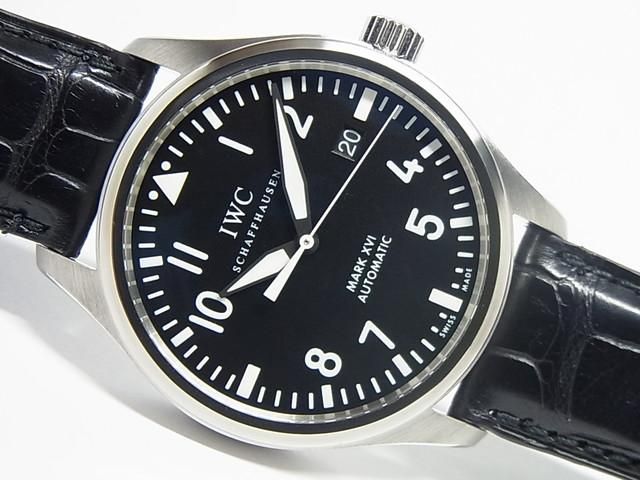 IWC マーク16 ブラック 革ベルト 325501 正規品 - 腕時計専門店THE-TICKEN(ティッケン) オンラインショップ