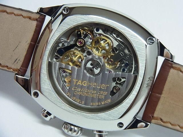 タグホイヤー タグホイヤー モンツァ キャリバー36 シルバー SS/革ベルト