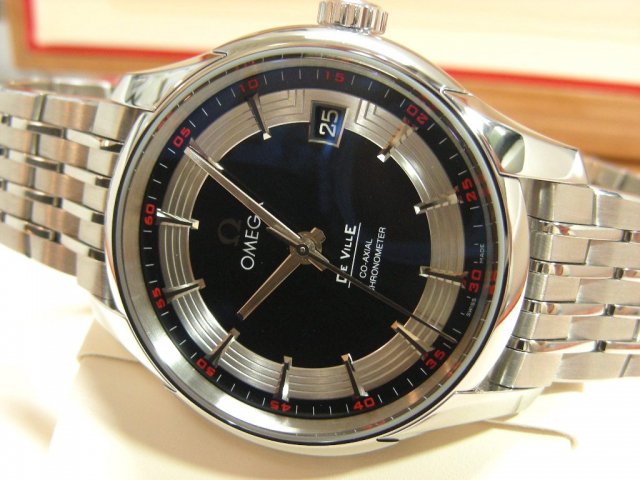 オメガ デ・ヴィル アワービジョン ブラック 未使用品 - 腕時計専門店THE-TICKEN(ティッケン) オンラインショップ