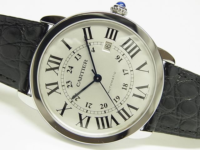 Cartier - カルティエ パシャ 38mm用 クロコストラップ マットブラック