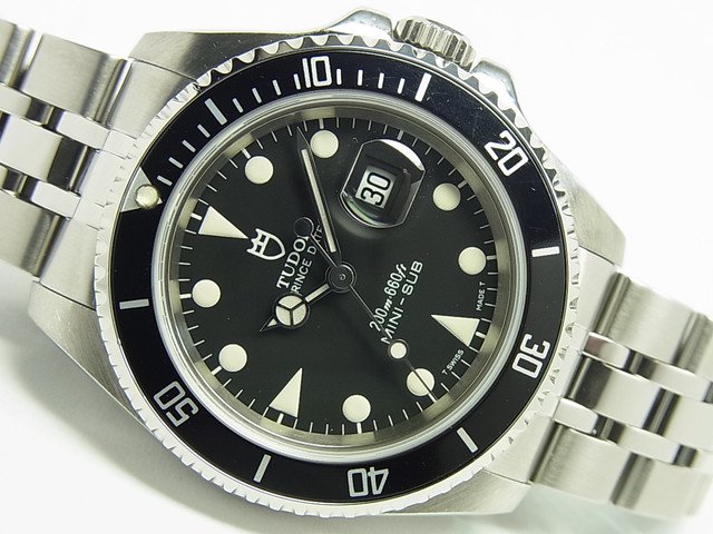 チュードル 旧型サブマリーナ・ミニサブ 黒 Ref.73190 - 腕時計専門店