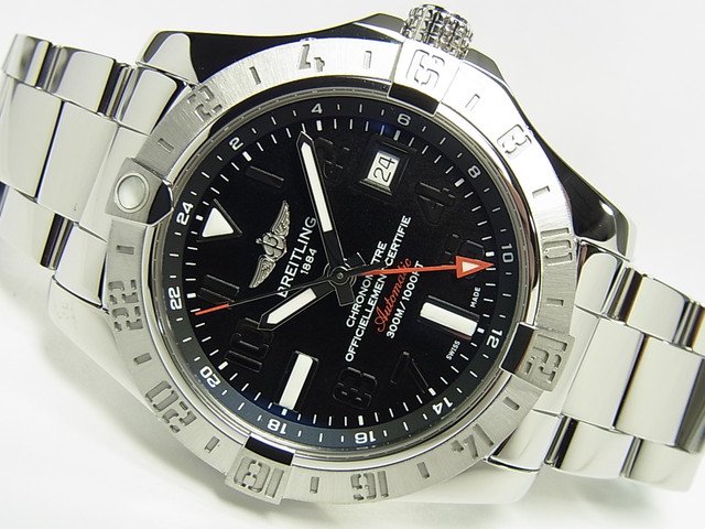 ブライトリング アベンジャーII・GMT ブラック 正規品 - 腕時計専門店THE-TICKEN(ティッケン) オンラインショップ