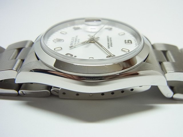ロレックス パーペチュアルデイト 15200 ホワイトアラビア - 腕時計専門店THE-TICKEN(ティッケン) オンラインショップ
