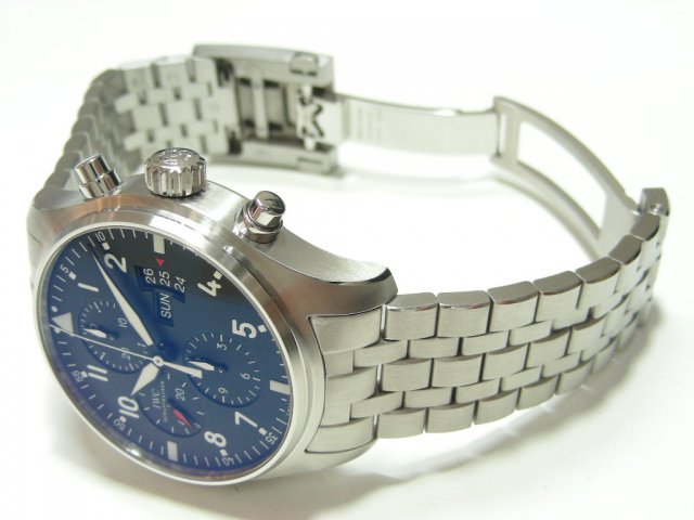 IWC パイロットウォッチ クロノグラフ ブレス仕様 正規品 - 腕時計専門 