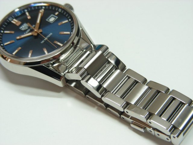 タグ・ホイヤー カレラ クォーツ 39MM ブルー PGインデックス - 腕時計 ...