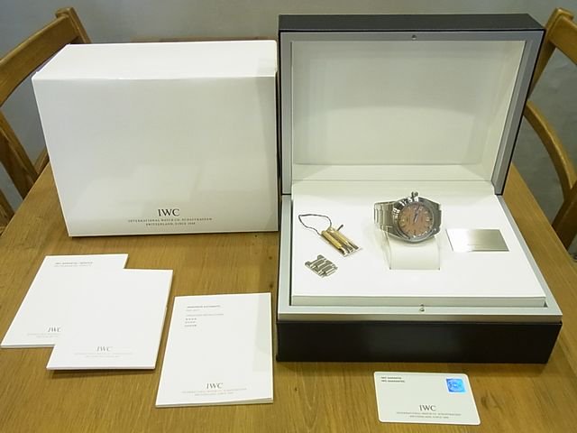 IWC インヂュニア ピンク文字盤 200本限定 正規品 - 腕時計専門店THE 