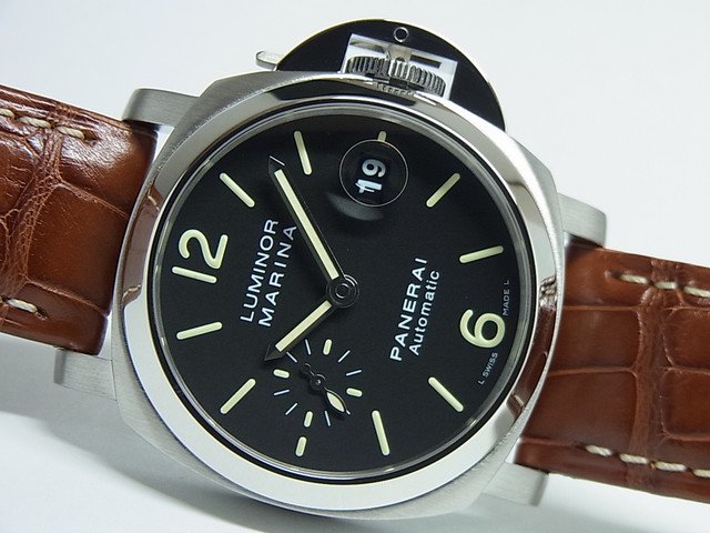 パネライ ルミノール・マリーナ 40MM 革 PAM00048 Ｎ番 - 腕時計専門店 