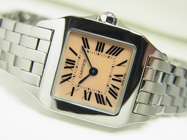 カルティエ レディース サントス・ドゥモワゼル ピンクシェル W25075Z5 - 腕時計専門店THE-TICKEN(ティッケン) オンラインショップ