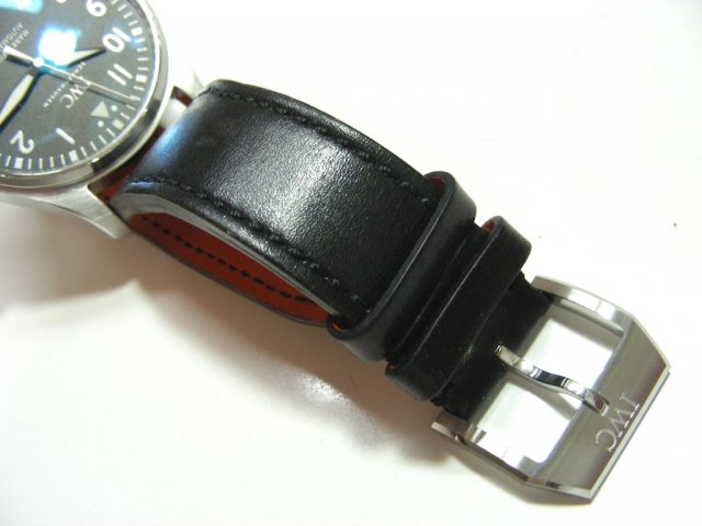 IWC パイロットウォッチ マーク18 サントーニレザー IW327001 - 腕時計 