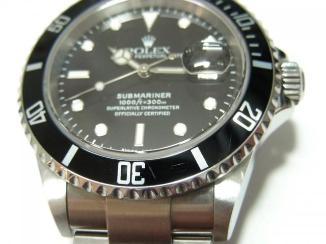 ロレックス　正規品　サブマリーナ デイト　ref 16610 ヴィンテージ ロレックス サブマリーナ・デイト 16610 V番 '09年正規品