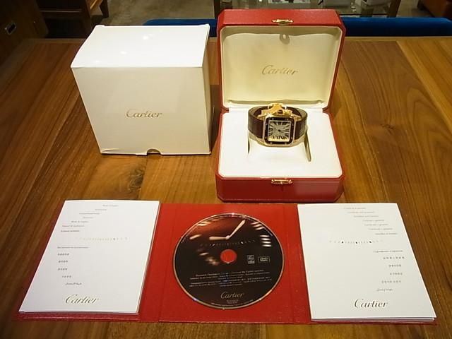 カルティエ Cartier サントス 100用 クロコバンド メンズ 純正
