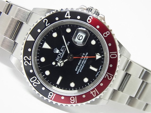 ロレックス GMTマスターII 16710 赤黒ベゼル F番 - 腕時計専門店THE