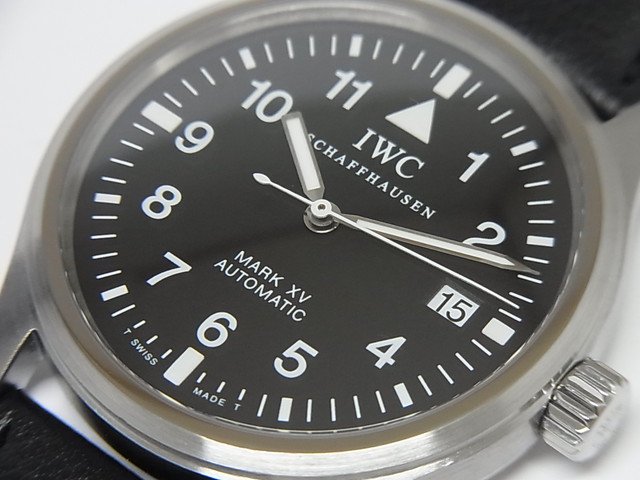 IWC マーク15 ブラック 革ベルト仕様 3253-01 - 腕時計専門店THE-TICKEN(ティッケン) オンラインショップ