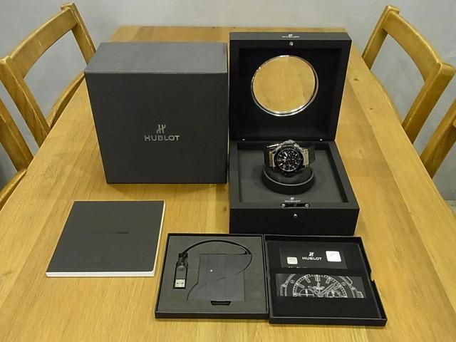 ビビアンめだかHublot ラバーベルト ブラック ウブロ ビッグバン SS＆CE ブラック ラバーベルト 正規品