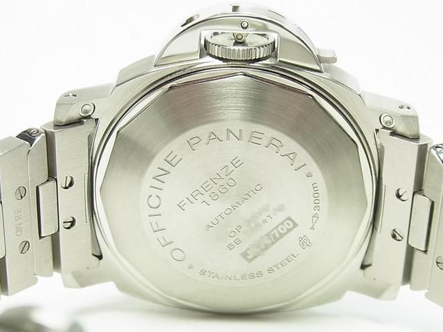 パネライ ルミノール・マリーナ 40MM ブレス 黒 PAM00050 J番