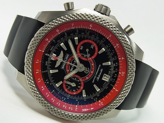 ブライトリング ベントレー・スーパースポーツ ライトボディ 黒赤 1000本限定 - 腕時計専門店THE-TICKEN(ティッケン) オンラインショップ