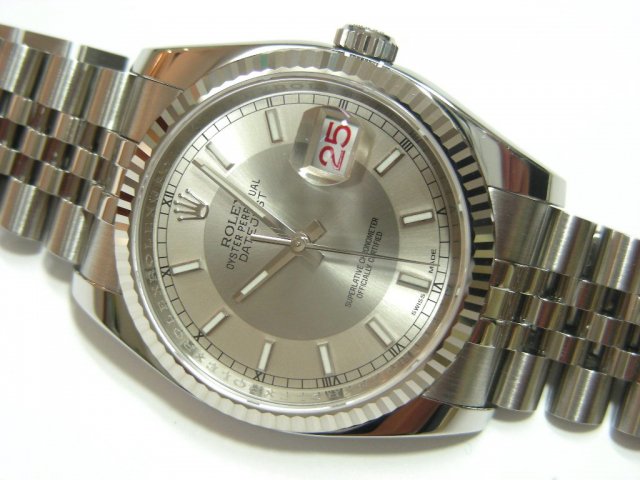ロレックス デイトジャスト メンズ 116234 シルバー／グレーツートンD 腕時計専門店THE-TICKEN(ティッケン) オンラインショップ