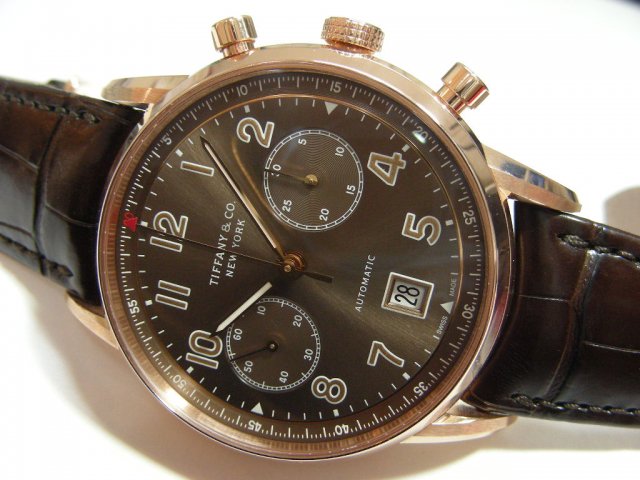ティファニー CT60 クロノグラフ 42MM 18Kローズゴールド - 腕時計専門 