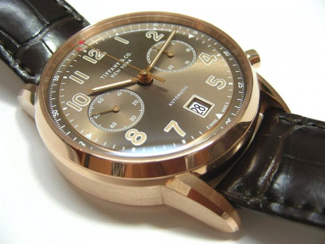 ティファニー CT60 クロノグラフ 42MM 18Kローズゴールド - 腕時計専門