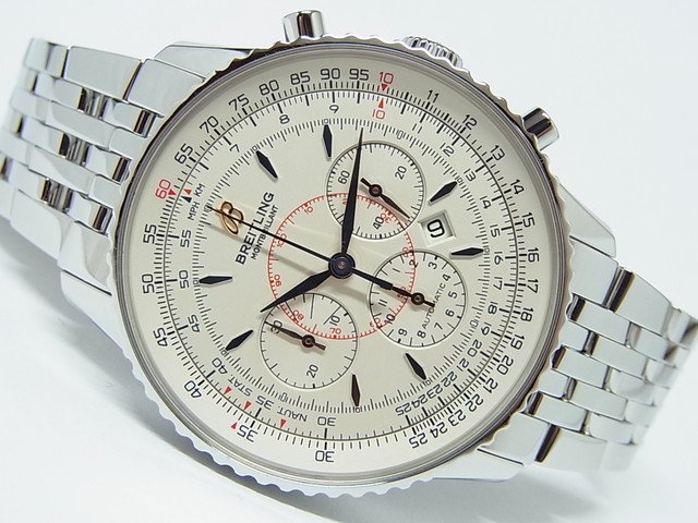 ブライトリング モンブリラン シルバー文字盤 A417G34NP - 腕時計専門店THE-TICKEN(ティッケン) オンラインショップ