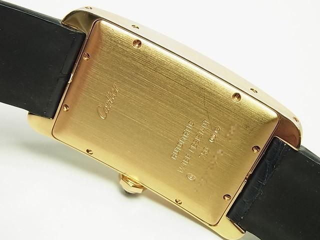カルティエ タンクアメリカン・LM 18KPG Ref.W2607156 - 腕時計