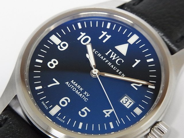 IWC マーク15 黒 革ベルト IW325301 - 腕時計専門店THE-TICKEN 