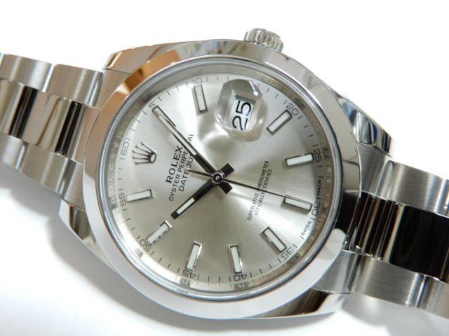 ロレックス デイトジャスト・４１ シルバー REF.126300 - 腕時計専門店 