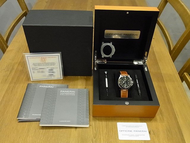 パネライ ルミノール・GMT 40MM PAM00244 O番 正規品 - 腕時計専門店 