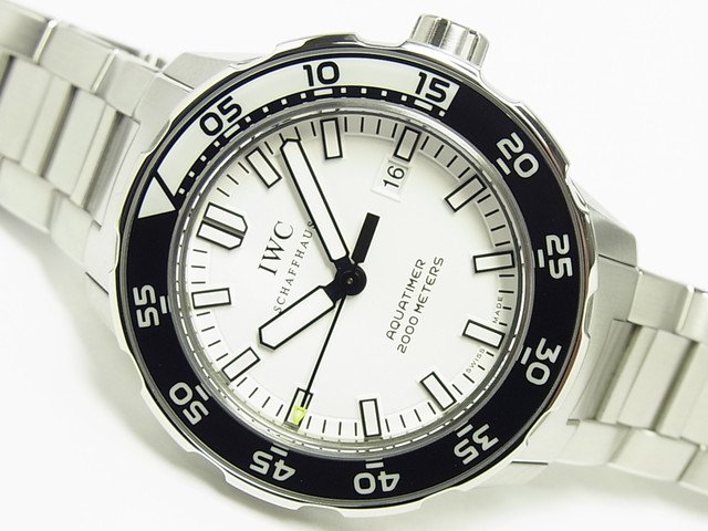 IWC アクアタイマー2000 白 ブレス IW356809 正規品 - 腕時計専門店THE-TICKEN(ティッケン) オンラインショップ