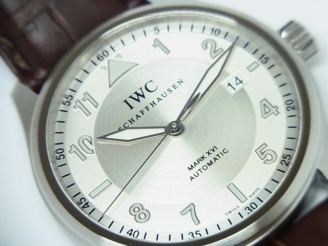 IWC スピットファイヤー・マーク16 シルバー 革ベルト/ Dバックル仕様 - 腕時計専門店THE-TICKEN(ティッケン) オンラインショップ