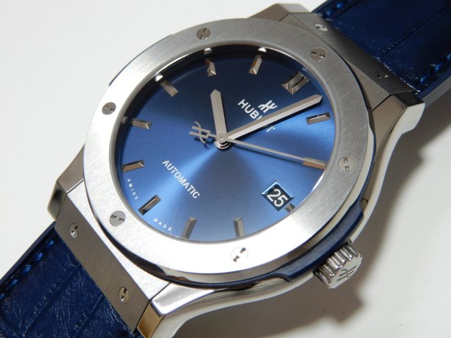 ウブロ クラシック・フュージョン チタニウム ブルー 45MM - 腕時計専門店THE-TICKEN(ティッケン) オンラインショップ