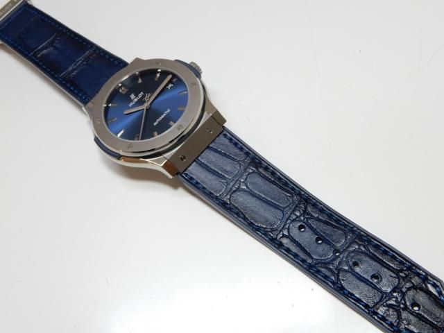 ウブロ クラシックフュージョンチタニウムブルー Classic Fusion Titanium Blue 45 mm | Hublot