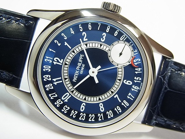 パテック・フィリップ カラトラバ 18KWG ブルー 6000G-012 - 腕時計