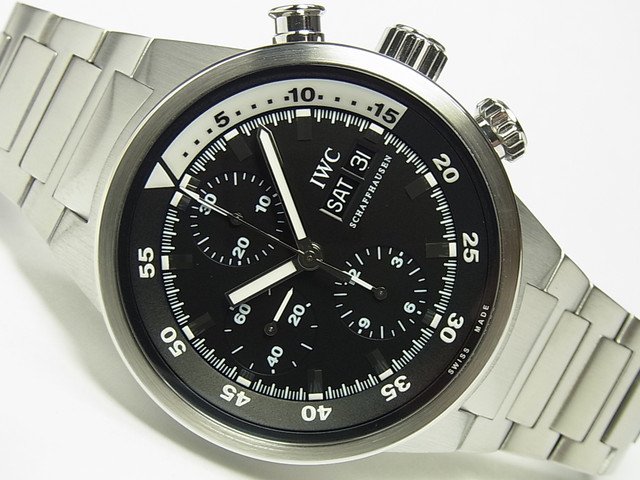 IWC アクアタイマー・クロノ SS ブレス IW371928 生産終了 - 腕時計