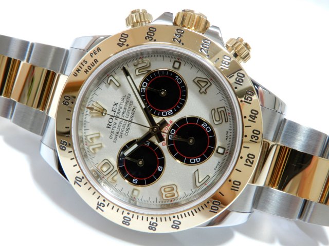 ロレックス デイトナ・コンビ 116523 ホワイト・アラビア - 腕時計専門 