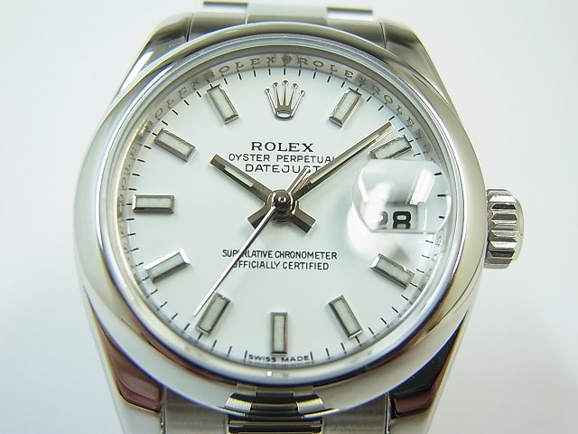 ロレックス デイトジャスト レディース ホワイト 179160 M番 - 腕時計 