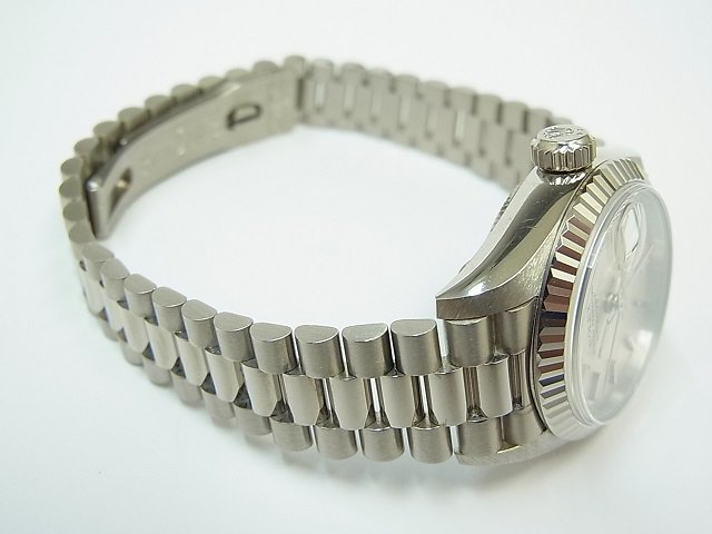 ロレックス デイトジャスト レディース 18KWG 69179 シルバー - 腕時計 