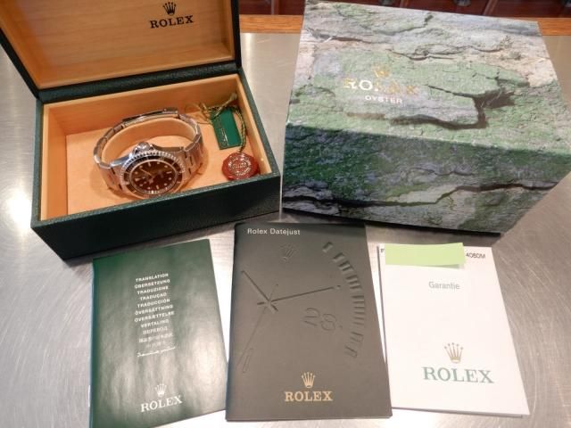 <新品未使用> 腕時計(箱なし) ロレックス（ROLEX） ”サブマリーナー フチ無しインデックス Ref