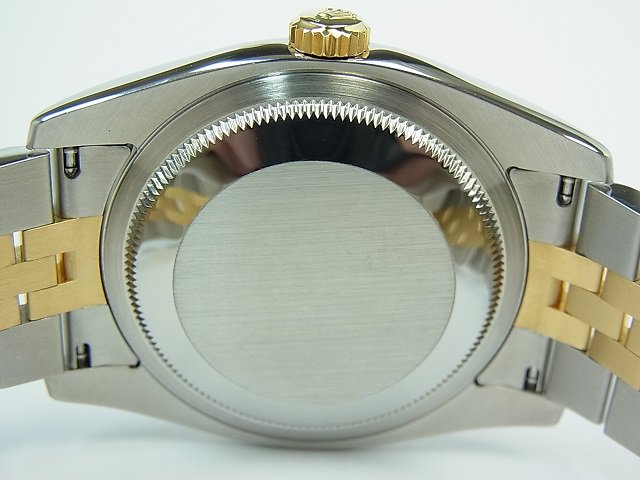 ロレックス デイトジャスト メンズ時計 10Pダイヤ Datejust Mens 116233G(F) K18YG/SS メンズ時計 シャンパンカラー 仕上げ済 2003年 美品