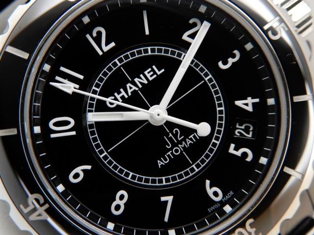 シャネル J12 ブラックセラミック 38mm H0685 - 腕時計専門店THE