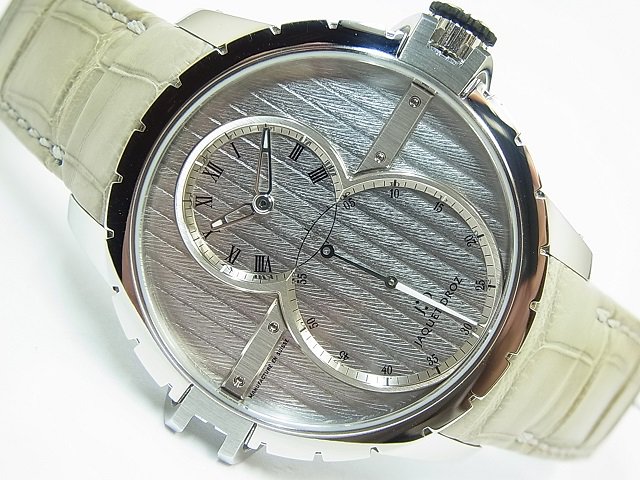 ジャケ・ドロー グラン・セコンド SW 41MM スティール 正規品 - 腕時計 