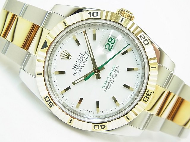 ロレックス ターノグラフ・コンビ 日本限定300本 ホワイト - 腕時計 