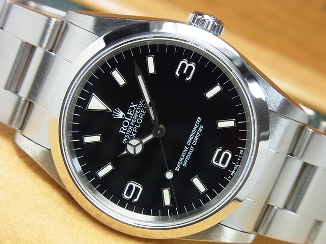 ロレックス エクスプローラーI 14270 W番 トリチウム夜光 - 腕時計専門 ...