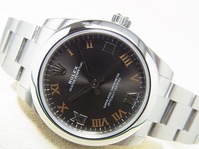ロレックス オイスターパーペチュアル31 ダークグレー 177200 未使用 - 腕時計専門店THE-TICKEN(ティッケン) オンラインショップ